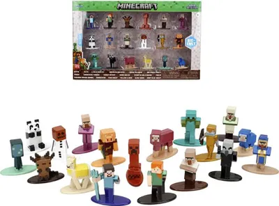 Produktbild von Jada Minecraft Nanofiguren-set W13 4 Cm Mehrfarbig  Kinder Mehrfarbig One Size