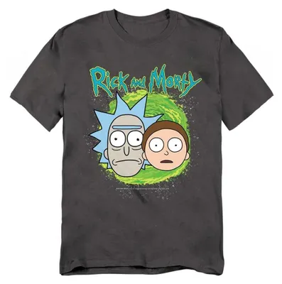 Produktbild von Rick And Morty - T-Shirt für Herren/Damen Uni TV37677 (XL) (Holzkohle), KI-generiertes Bild