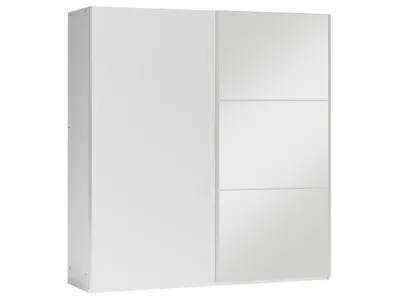 Obrázek produktu pro Šatní skříň se zrcadlem 200 cm MATAS - bílá