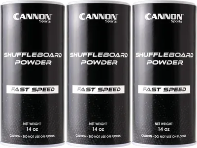 Productafbeelding van Cannon sports sjoelbakpoeder - Premium Shuffleboard Wax met korrelige siliconen kralen of maïsmeel - 3 snelheidsopties