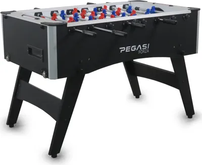 Produktbild von Pegasi Fußballtisch Forza Fold Up - Kickertisch Klappbar - Fussballtisch - Indoor Tischkicker- Fußball Tischspiel - Fussballtisch Erwachsene - Foosball Table - Schwarz