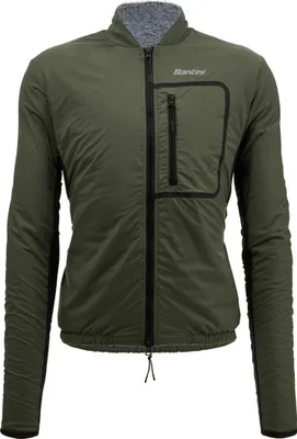 Image de SANTINI Veste thermique pour vélo - ALPHA TRAIL - Vert M