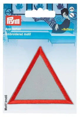 Obrázok produktu pre Nášivka výstražná značka, samolepiaca/nažehľovacia