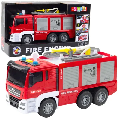 Productafbeelding van Auto Brandweerwagen Voertuig Met Drive Waterlichten Geluid