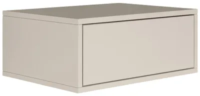 Obrázek produktu pro Selsey Framme - Závěsný noční stolek se zásuvkou, kašmírově šedý, 50 cm