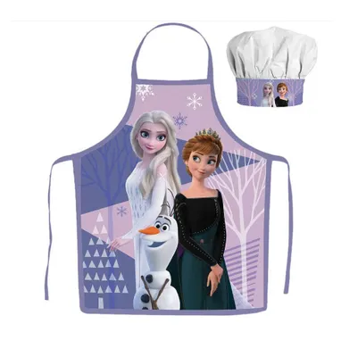 Immagine prodotto di Grembiule per bambini con cappello da cuoco Frozen
