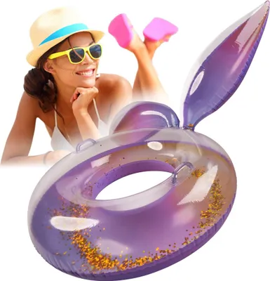 Immagine prodotto di Ruota gonfiabile sirena con galassia glitter XXL