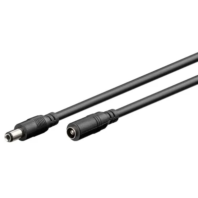 Immagine prodotto di Goobay 71402 Cavo di prolunga CC da 2,5 mm, nero, 10 m - per alimentazione elettrica