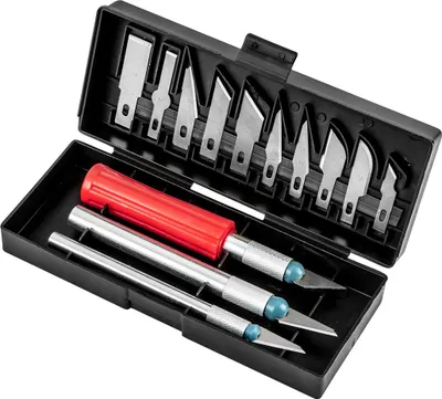 Obrázek produktu pro TOP TOOLS Modelářský nůž, 16 ks 17B716