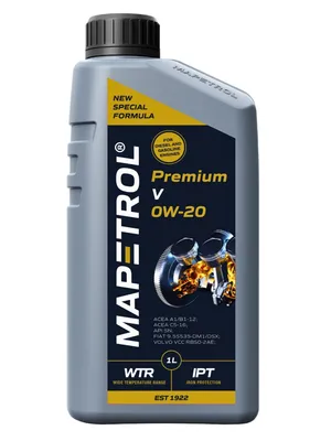 Produktbild von MAPETROL Premium V für 0W-20 1 Liter Motoröl Motorenöl VCC RBS0-2AE 9.55535-DSX 9.55535-DM1 Öl