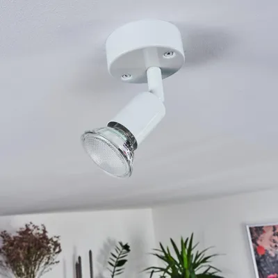 Produktbild von Roia »Roia« runde Zimmerlampe aus Metall in weiß