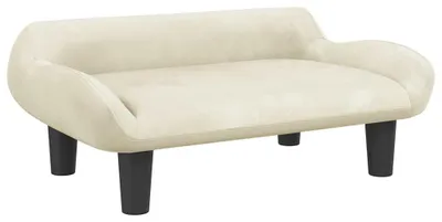Immagine prodotto di vidaXL Letto per cani crema 70x40x24 cm in velluto