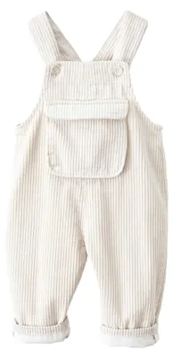 Produktbild von Baby Corduroy Overall Latzhose - Weicher Retro Jumpsuit für geborene