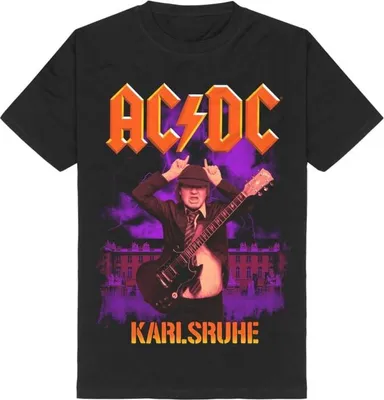 Produktbild von AC/DC T-Shirt Herren Karlsruhe schwarz Band-Merch, Bands 100% Baumwolle L