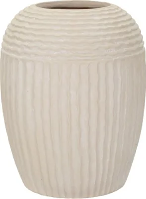 Zdjęcie produktu dla o Ferretti Wazon Nebel Ø 30x38,5 cm kremowy