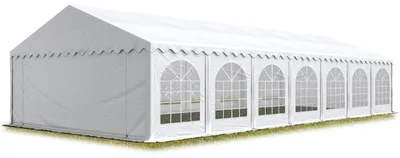 Immagine prodotto di TOOLPORT 6x14 mTendone per feste PREMIUM PVC bianco 100% impermeabile Tendone da esterno Tenda party