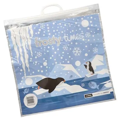 Produktbild von Tiefkühltragetaschen, LDPE 18 l 52 cm x 52 cm "Frosty Times"
