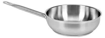 Produktbild von Yato Gastro 13483 Kasserolle, Edelstahl, 24 cm Durchmesser, Induktionsherd-geeignet