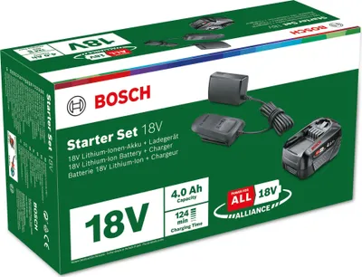 Image de Bosch Accessoires système 18 Volts Lithium-Ion 18V (4.0 Ah + AL 18V-20) 1600A024Z5