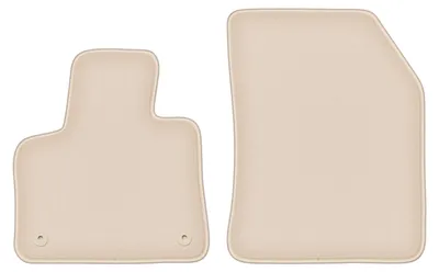 Produktbild von DURBAN Beige Velours-Fußmatten vorne für DS. 7 Crossback Crossover (2017-)