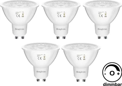 Produktbild von 5 Stk 5w  GU10 Dimmbar LED Leuchtmittel Warmweiß