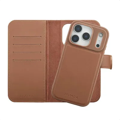 Immagine prodotto di Selencia Olyn Libreria rimovibile con MagSafe per Apple iPhone 17 Pro - Marrone