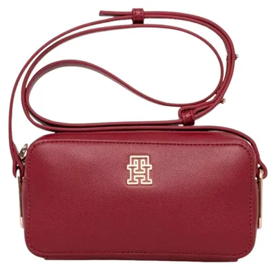 Produktbild von Tommy Hilfiger - "Timeless" Handtasche für Damen , Logo NA1401 (Einheitsgröße) (Burgunderrot)