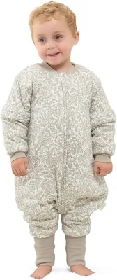 Immagine prodotto di Sacco nanna per neonati - 2-5 TOG - Realizzato in cotone - Unisex - Per neonati - Con maniche removibili - Da 18 a 36 mesi - Lunghezza neonato 85-95 cm