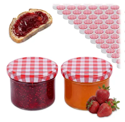 Einmachgläser Set 100 Stück, 220 ml, Twist-off Deckel