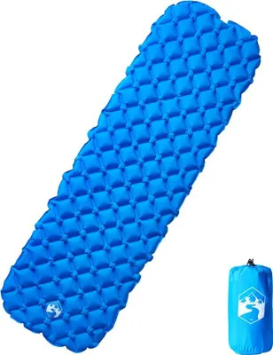 Produktbild von Aufblasbare Isomatte Blau 190x58x6 cm