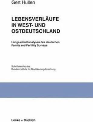Produktbild von Lebensverläufe in West- und Ostdeutschland