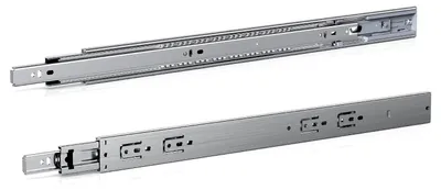 Obrázek produktu pro Eikuavons 1 pár posuvných ližin do zásuvek, délka 550 mm, s tlumením, plný výsuv, 3dílné, tiché kuličkové ložiska, vhodné pro nábytek a zásuvky