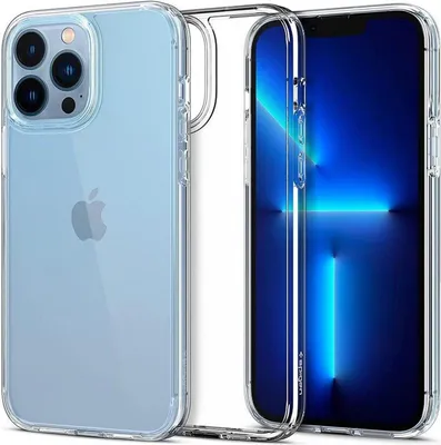 Produktbild von Spigen Ultra Hybrid Silikon Schutzhülle für iPhone 13 Pro TPU Case Schutz Cover Premium Hülle in Transparent