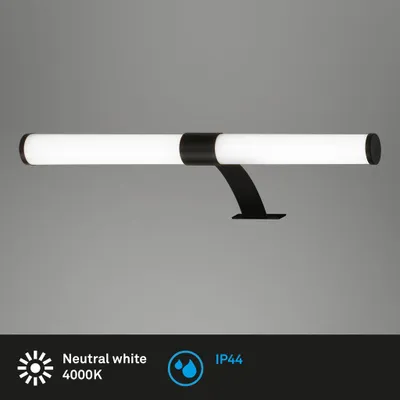 Produktbild von LED Spiegelleuchte 40 cm 4000 Kelvin 6 Watt 720lm schwarz Briloner