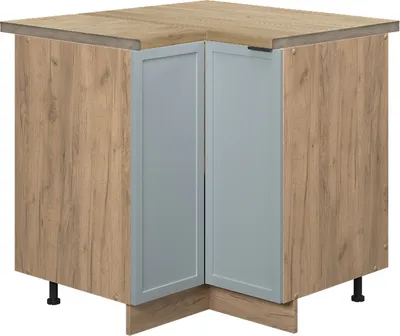Image de Meuble d'angle Vicco Fame-Line Bleu clair-gris 80.5cm , PT Chêne, Model 50794
