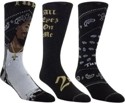 Obrázok produktu pre 2Pac 3 Pack One Size Ponožky