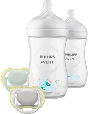 Productafbeelding van Avent Starterset Natural 3.0 Fles Deco + (1 stuk)