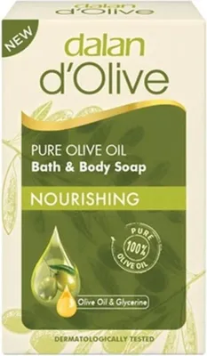 Image de Dalan d'Olive - Savon pur à l'huile d'olive - 200 grammes - 1 tablette de savon - 1 pièce
