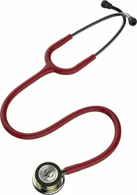 Produktbild von Littmann Classic III 5864 Champagner Finish, Stethoskop für die Innere Medizin, bordeauxrot