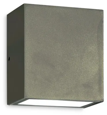 Obrázek produktu pro Moderní nástěnná lampa Argo, hliník, šedá barva, LED, 6W, 3000K, stupeň krytí IP65