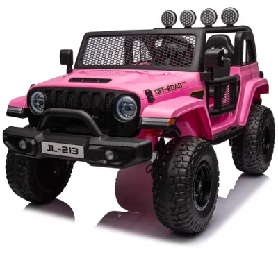 Produktbild von Jeep - 2-Sitzer - Kinder Elektroauto 12V - mit Fernbedienung - Rosa
