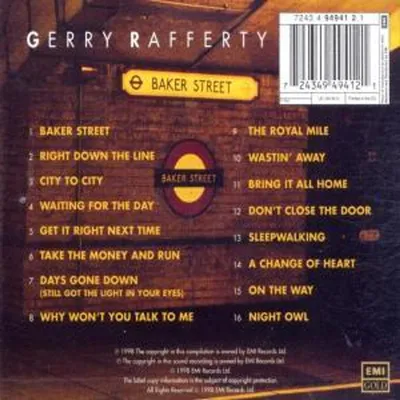 Obrázek produktu pro Gerry Rafferty: Baker Street