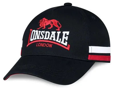 Produktbild von Lonsdale Prudhoe Kappe Schwarz  Schwarz One Size