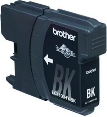 Produktbild von Brother LC1100HYBK - Hohe Ergiebigkeit - Schwarz - original - Tintenpatrone - für Brother DCP-6690CW, MFC-5890CN, MFC-5895CW, MFC-6490CW, MFC-6890CDW, Justio MFC-5890CN