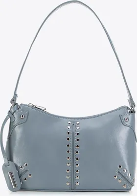 Immagine prodotto di Borsa a tracolla da donna Wittchen con borchie, blu, ecopelle