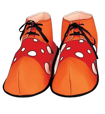 Produktbild von Clown Schuhe rot-orange