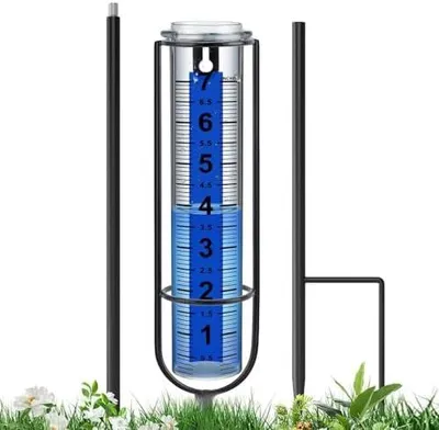 Produktbild von Regenmesser für den Garten - Dekorativ und präzise Funkmessung