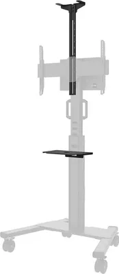 Produktbild von Neomounts AFLS-825BL1 Videobar und Multimedia-Kit - universal, Regal, 9 kg, 225 - 651 mm, Schwarz, Stahl, 2,92 kg