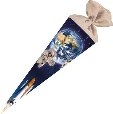 Produktbild von Nestler Schultüte Filzv. 70 cm rund Weltraum