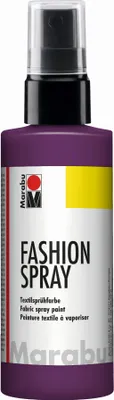Produktbild von Marabu Textilsprühfarbe "Fashion Spray" aubergine 100 ml
